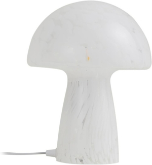 Lindby Tischleuchte Hubi, Glas Weiß IP20, 1 x 15 W LED