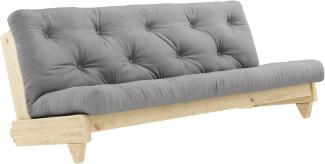 KARUP DESIGN FRESH Futonsofa Gestell Natur Matratze Grau