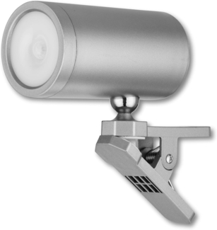 REV LED Wandleuchte - Wandlampe mit Akku & Bewegungsmelder, 180lm, kabellos, dimmbar, 360° drehbar. Wegeleuchte zum Mitnehmen - ideal für Camping, Garage & Keller, IP54, silber