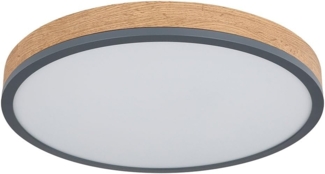 Deckenleuchte Wohnzimmer LED Deckenlampe Schlafzimmer Holzoptik 416080WD2R