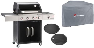 Landmann 'Triton BR4.1 maxX' Gasgrill, schwarz