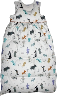 Tavolinchen Babyschlafsack Daunenschlafsack "Hund" Kinderschlafsack Ganzjahresschlafsack Winterschlafsack - 70cm