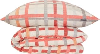 Schiesser Bettwäscheset Luiza - Renforcé - 2-teilig - 155 x 220 cm - Apricot