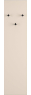 Selsey CALETTO - Wandgarderobe mit 3 Haken - 34 cm - Beige