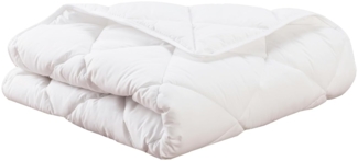 MON P'TIT DODO - Bettdecke, leicht, 75x120 cm, Weiß, hergestellt in Frankreich