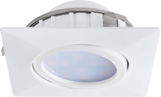 Eglo 95841 Hochvolt LED Einbauleuchte Pineda in weiß 1X6W L:8,4cm