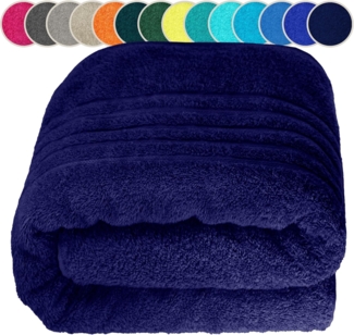 Lashuma Saunatuch London, Frottee (1-St), Badetuch extra lang 85x220 cm, Handtuch Wellness