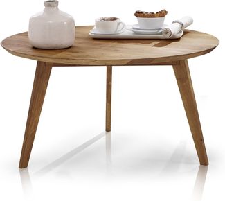 Moebel-Eins Couchtisch AUSTIN Couchtisch rund 70 cm, Material Massivholz, AUSTIN Couchtisch rund 70 cm, Material Massivholz