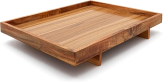 BREDEMEIJER Tablett Wazuka 40x30x6,2cm Akazienholz