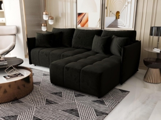 ALTDECOR Ecksofa LONLI, Couch mit Schlaffunktion, Stauraum Wohnlandschaft Funktionsecke, Corner Sofa Bett Eckcouch Couch L-Form Schlafcouch Ausziehbar