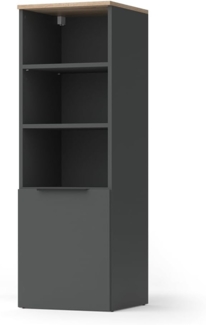 Vicco Universalschrank Anthrazit/Sonoma 40.2 x 120 cm mit einer Tür, Wido
