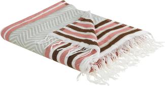 Beliani 'Magar' Kuscheldecke, Acryl beige, 130 x 170 cm