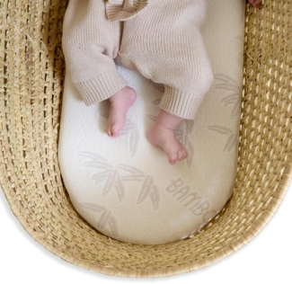 Clair de Lune Noah Pod® Matratze aus natürlichem Bambus, 74x28 cm