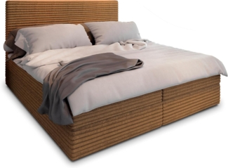 Masseno Boxbett PISA 160x200 cm mit Bonell Matratze und Topper
