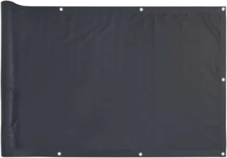 vidaXL Balkon-Sichtschutz Anthrazit 500x90 cm PVC 4005430