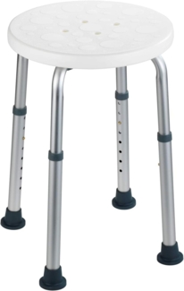 WENKO Duschhocker Secura höhenverstellbar, Wannenhocker, 120 kg Tragkraft