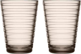 Iittala Aino Aalto Glas - 33 cl - Leinen - 2 Stück 1051123