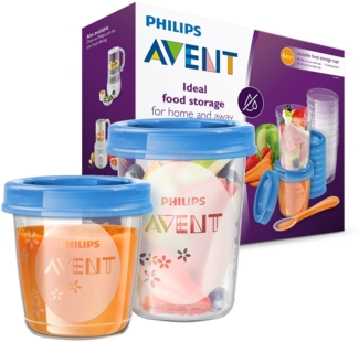 Avent Aufbewahrungsbecher 2 x 10 Stück Transparent