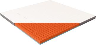 Matratzenauflage eazzzy Premium Cube Topper, 200 x 200 x 9 cm Genius, 180x200 cm 140x200 cm und weitere Größen