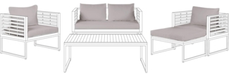 Outdoor Kissenbezug Set BERMUDA Grau