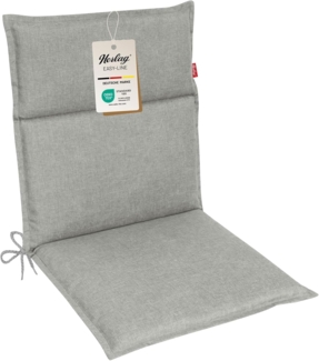 Herlag Polsterauflage Bea, (1 St), Niedriglehner 100 x 50 x 4,5 cm Fleckschutz 1 Polster Silbergrau