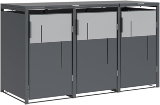 Westmann Tonus 3 | Metall Mülltonnenbox 3er |