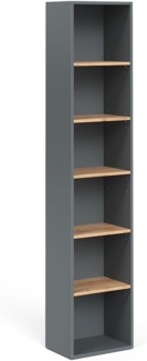 Hochregal Viktor Anthrazit/Goldkraft Eiche 40.2 x 188.6 cm Vicco