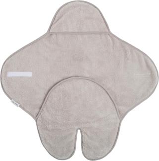 Baby´s Only Kapuzendecke mit Füßen Cozy urban taupe Grau