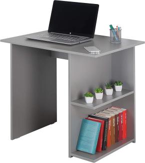 Schreibtisch klein 82 x 76 x 60 cm grau – Bürotisch Sekretär RICOO WM089-PL