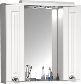 VCM Badmöbel Spiegelschrank Casalo 918721 weiß H. 71 x B. 75 x T. 14 cm