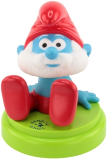 ANSMANN Nachtlicht Papa Schlumpf - Die Schlümpfe - Süße Einschlafhilfe mit Touch Sensor - LED Nachtlicht für Baby & Kind als Schlummerlicht Kinderlampe Nachttischlampe Schlaflicht im Kinderzimmer
