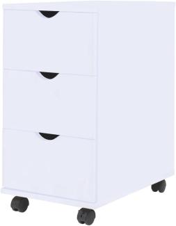 vidaXL Schubladenelement 33×45×60 cm Weiß 245727
