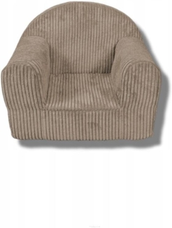 FORTISLINE Kindersessel Kindersessel Mini in Cord Komfort und Stil Braun Kinderzimmer