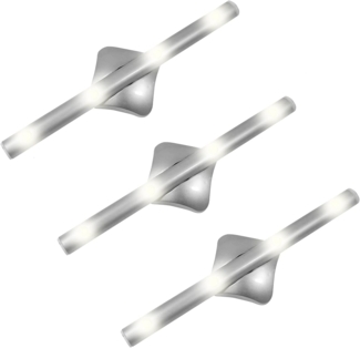 EAXUS LED Unterbauleuchte Schrankleuchte Batterie Klebe Lichtleiste - Stablicht, LED fest integriert, Unterbaulampe