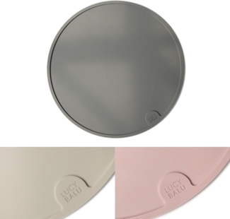 LucyBalu Napfunterlage CIRCLE (29cm), für Katzen, verschiedene Farben, lebensmittelechtes Silikon