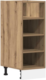 vidaXL Unterschrank Riga Artisan-Eiche 30x44,5x81,5 cm Holzwerkstoff 854201