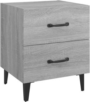vidaXL Nachttisch Grau Sonoma 40 x 35 x 47,5 cm [817293]