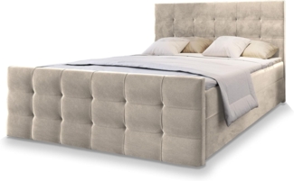 Masseno Boxbett AMON 140x200 cm mit Bonell Matratze und Topper