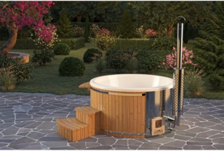 FinnTherm Badefass Stockholm aus Holz