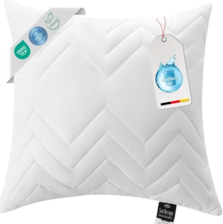SEI Design Kopfkissen Kopfkissen Kissen Zierkissen Dekokissen Sofakissen, Füllung: 100% Mikrofaser, Bezug: Mikrofaser, Seitenschläfer, Rückenschläfer, Bauchschläfer, Kissen, Schlafkissen gesteppt mit Reißverschluss Kochfest 95°