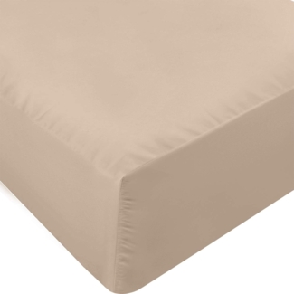 Utopia Bedding Spannbettlaken für King-Size-Bett, Spannbetttuch, Tiefe Tasche, weiche Mikrofaser, schrumpft und verblasst Nicht, pflegeleicht, nur 1 Spannbetttuch (Beige)