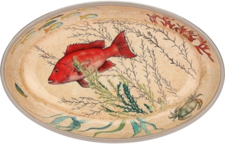 Rose&Tulipani Rose&Tulipani Sea Life 2er-Set Teller 33x23 cm R133201PEM