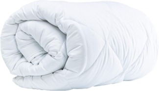 Komfortec Kunstfaserbettdecke,Bettdecken für Sommer und Winter, Ganzjahresdecke, Füllung: Polyester, Bezug: Mikrofaser, 135x200 cm, 155x220 cm und weiteren Größen, allergiker geeignet