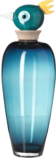 LEONARDO Bodenvase PAPAGENO, Luigi, blau (1 St), handgefertigte Vase aus Glas, Höhe ca. 60 cm