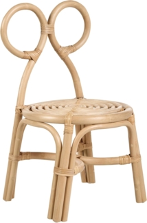 Kinderstuhl Rattan naturfarben MIRTIA