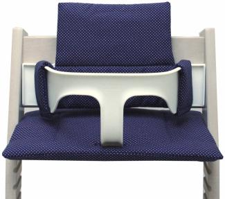 Blausberg Baby Sitzkissen für Stokke 'Tripp Trapp' Hochstuhl,  Blau Pünktchen