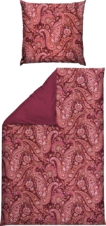 REDBEST Bettwäsche Bettwäsche, Mako-Satin, Satin Paisley