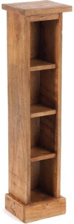 DESIGN DELIGHTS CD-Regal HOLZ CD REGAL "CD TOWER", 76cm(H), Holzregal, CD Rack mit 4 Fächern