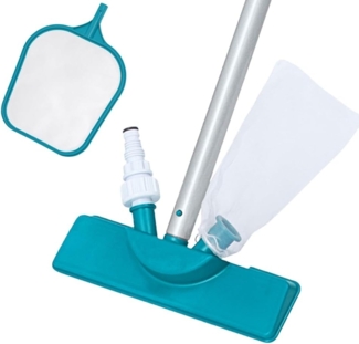 Bestway Poolpflege Komplett-Set AquaClear Deluxe für Poolgrößen bis 396 cm