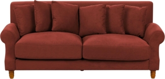 2-Sitzer Sofa rot EIKE